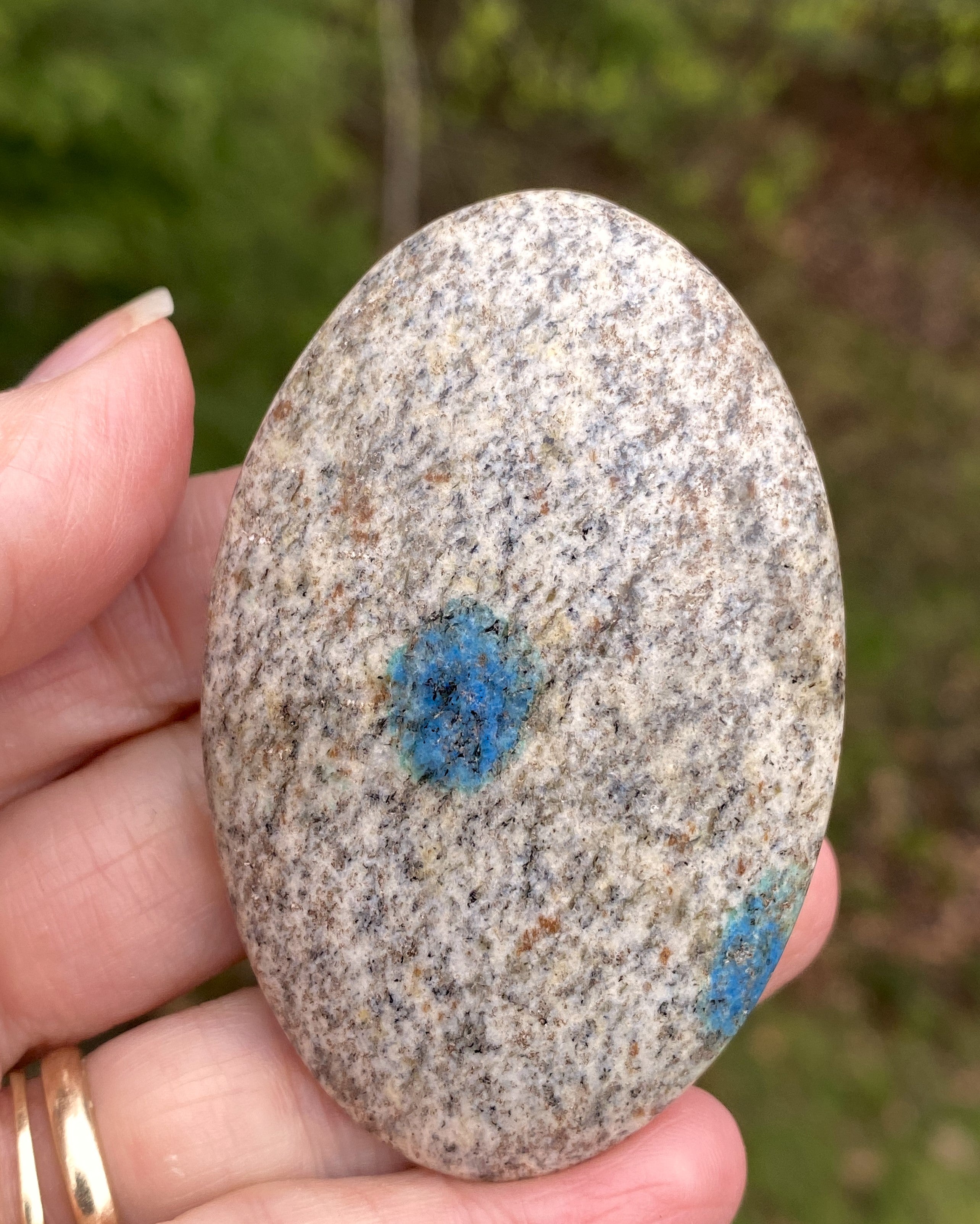 K2 Jasper Palm Stone  Blue  Communication Intuition 31454S