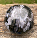 Indigo Gabbro Mystic Merlinite  Gallet Palm Stone  Intuition Magic 31456S