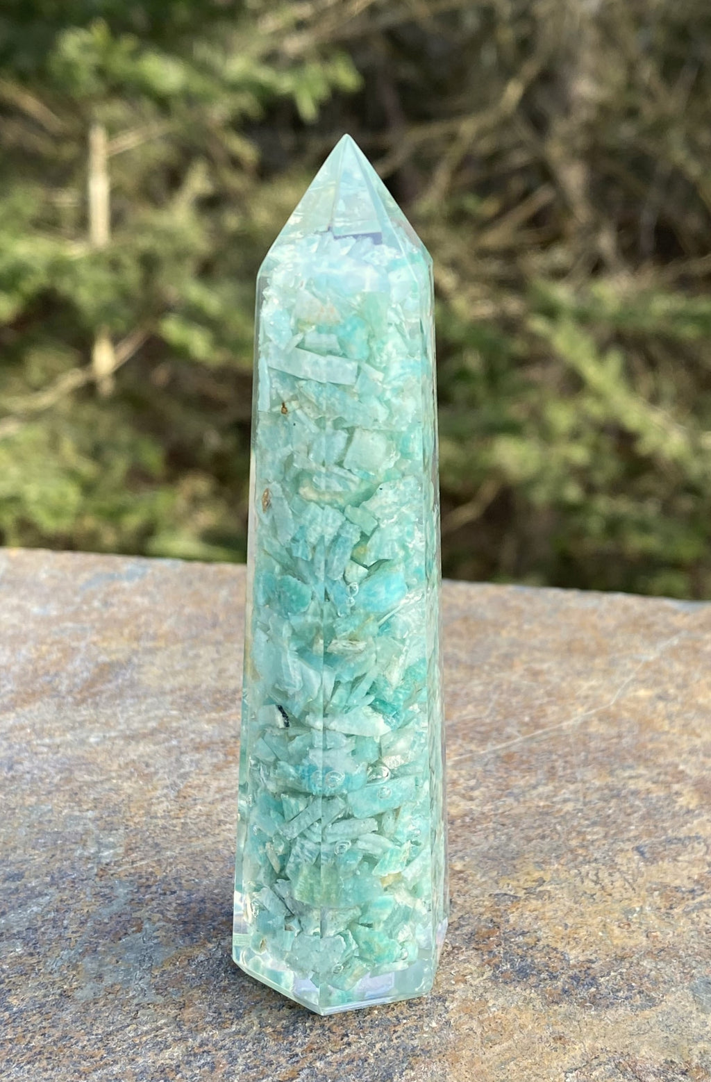 Amazonite Orgone Tower  Balance Communication 31264S