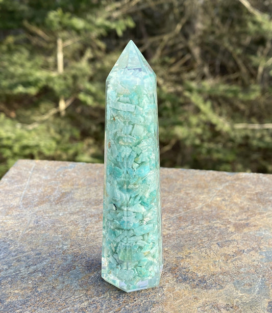 Amazonite Orgone Tower  Balance Communication 29206S