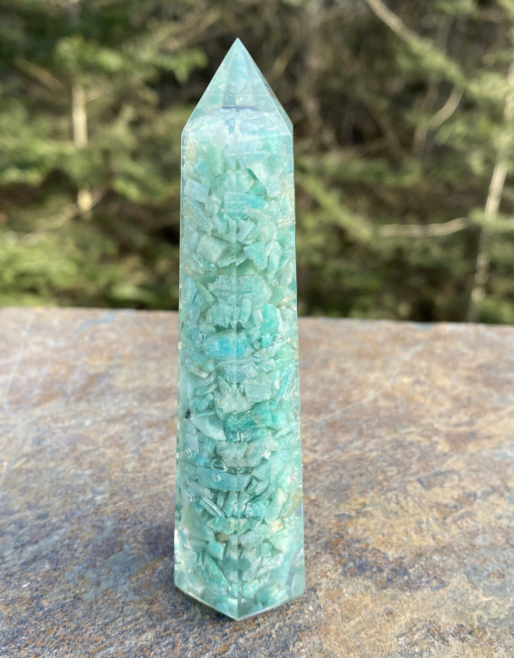 Amazonite Orgone Tower  Balance Communication 31264S
