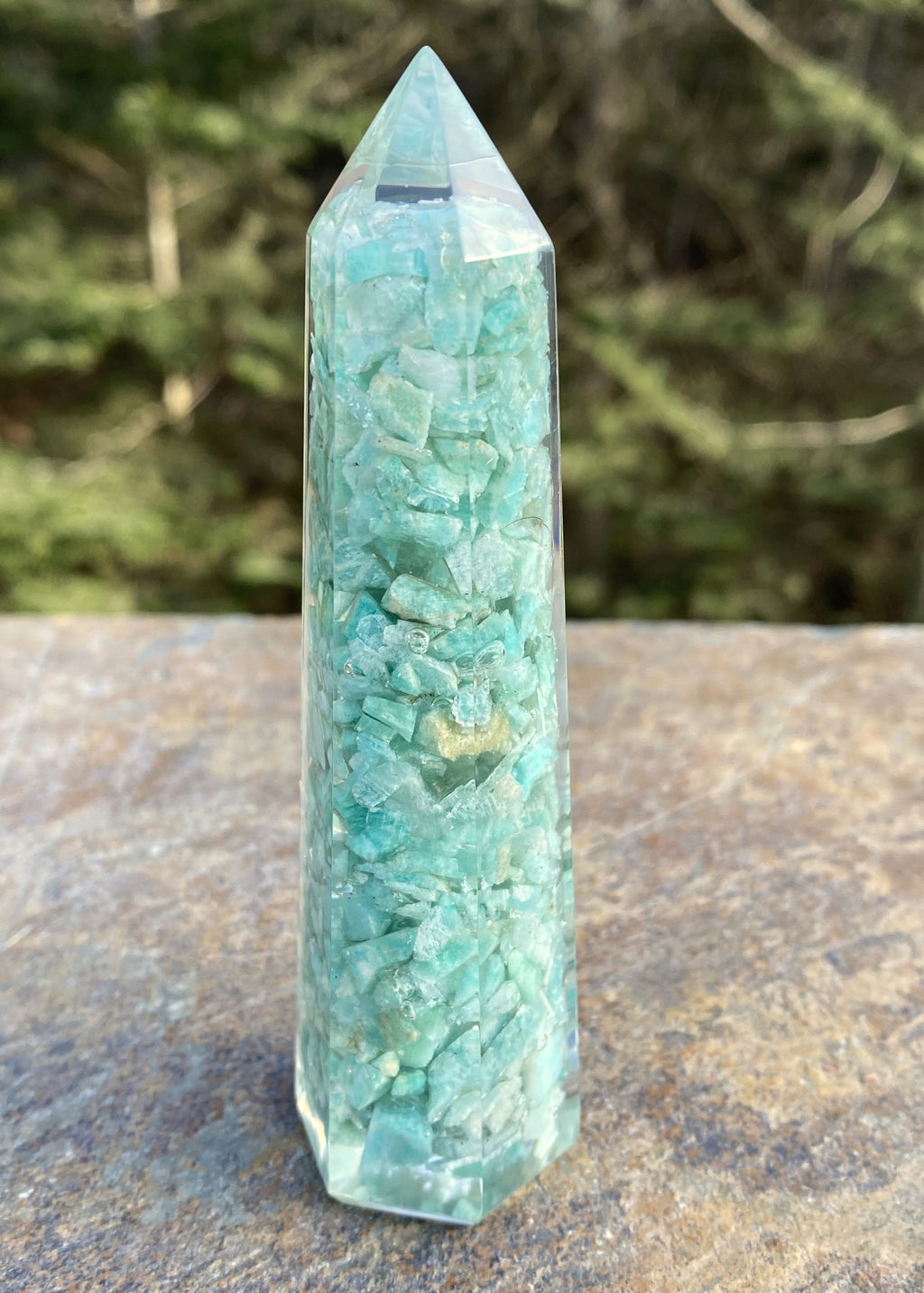 Amazonite Orgone Tower  Balance Communication 31264S
