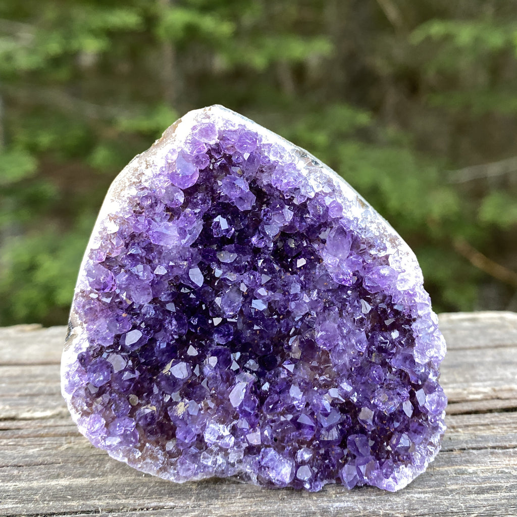 Dark Amethyst Druzy  Uruguay  Protection Balance Intuition 31491S