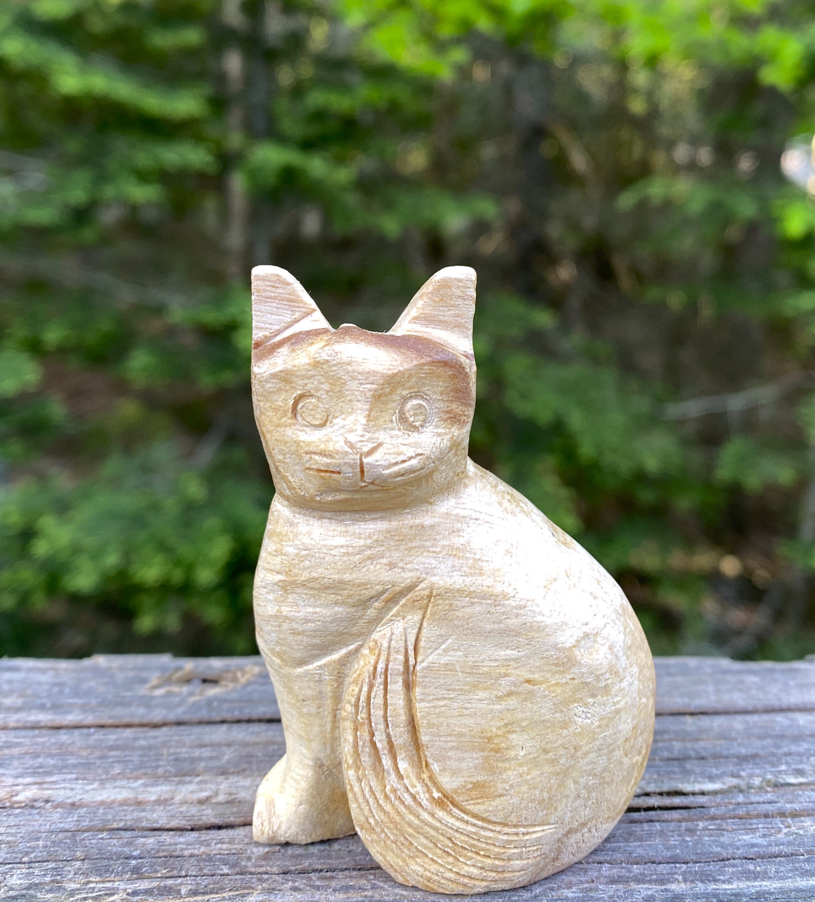 Cat Figurine  Palo Santo - Holy Wood - Purifying Cleansing 31501ET