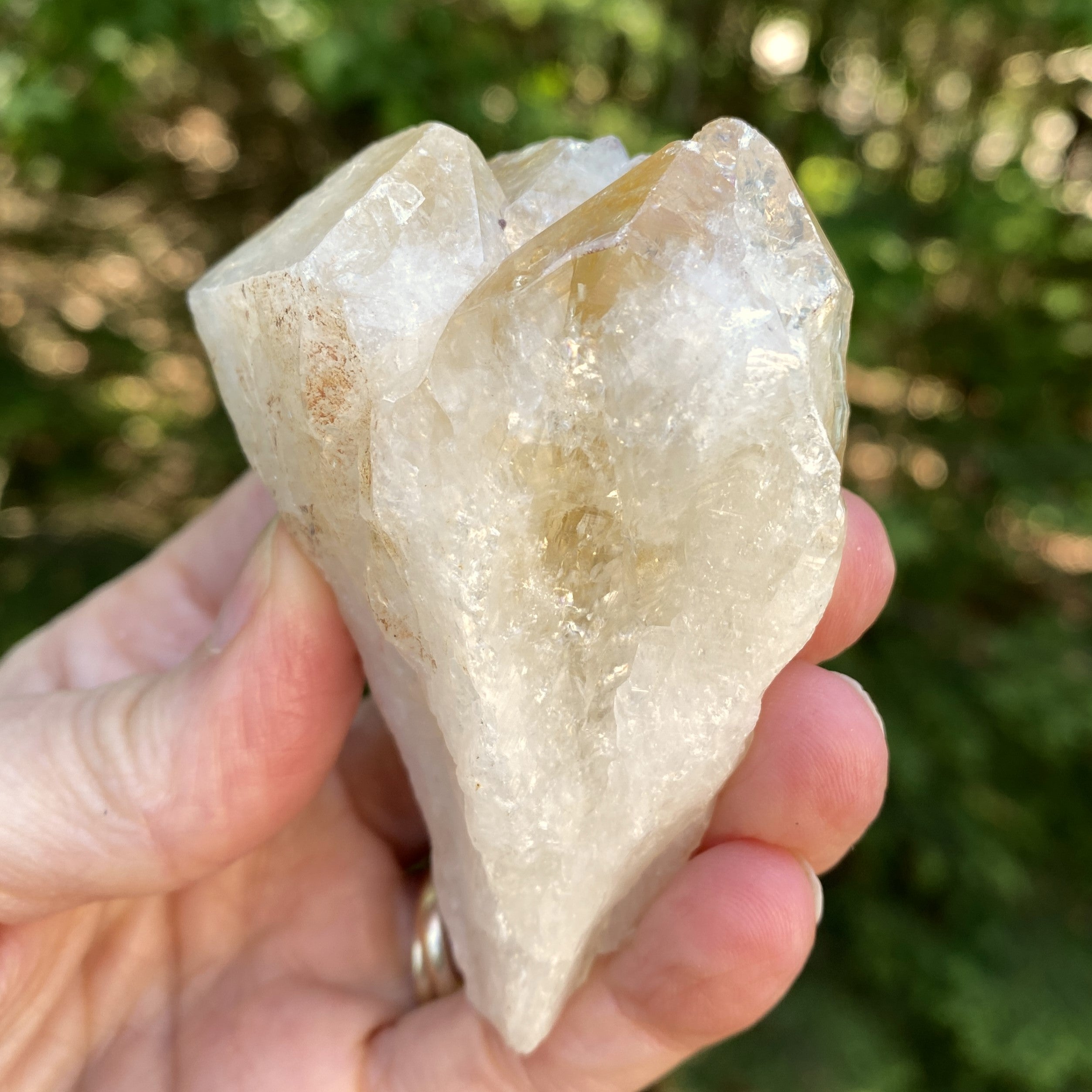 Raw Citrine  Double Point  Prosperity Protection 31612S