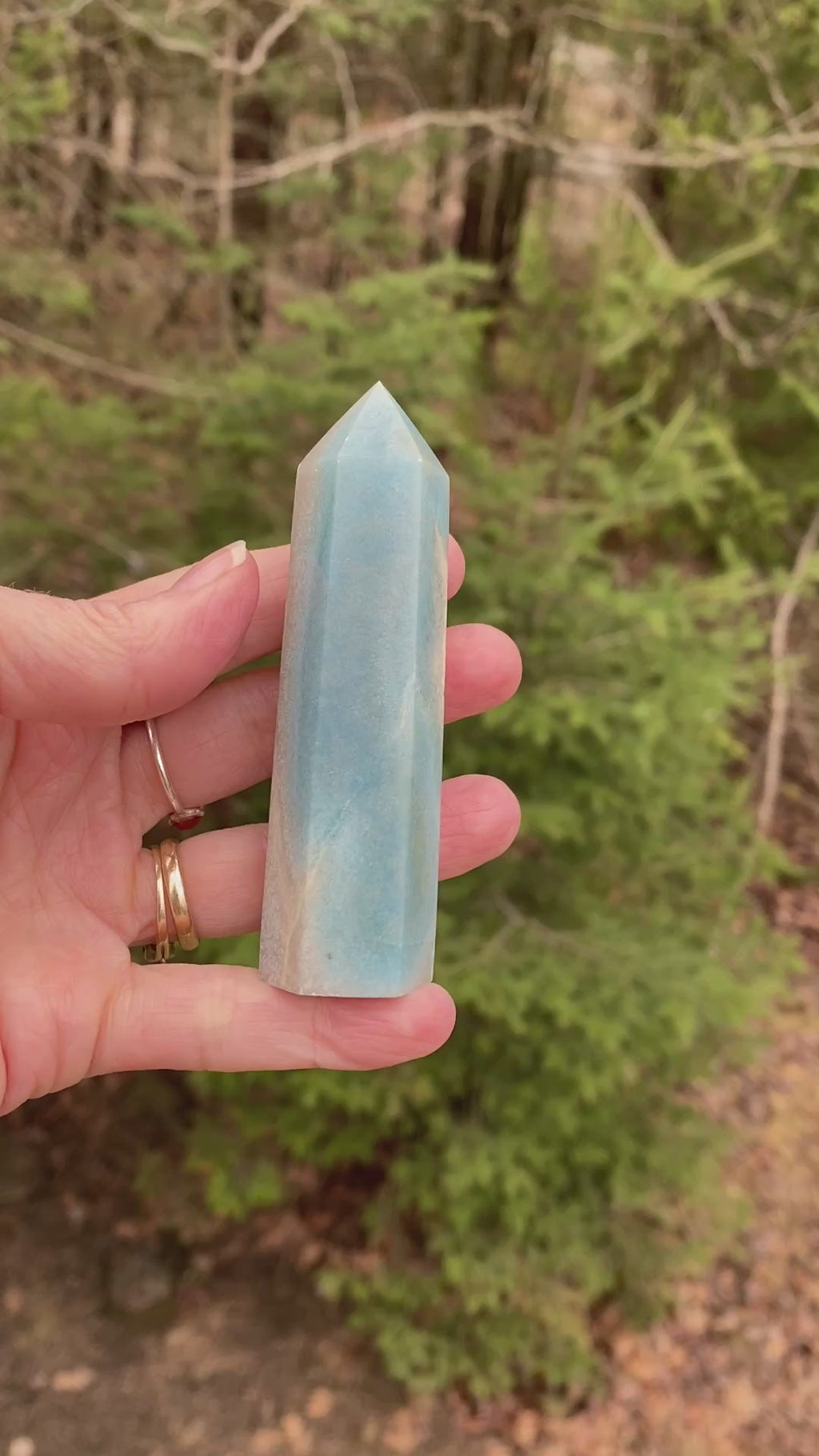 Trolleite Point Tower  Blue  Truth Spiritual Connection Calm 31358S