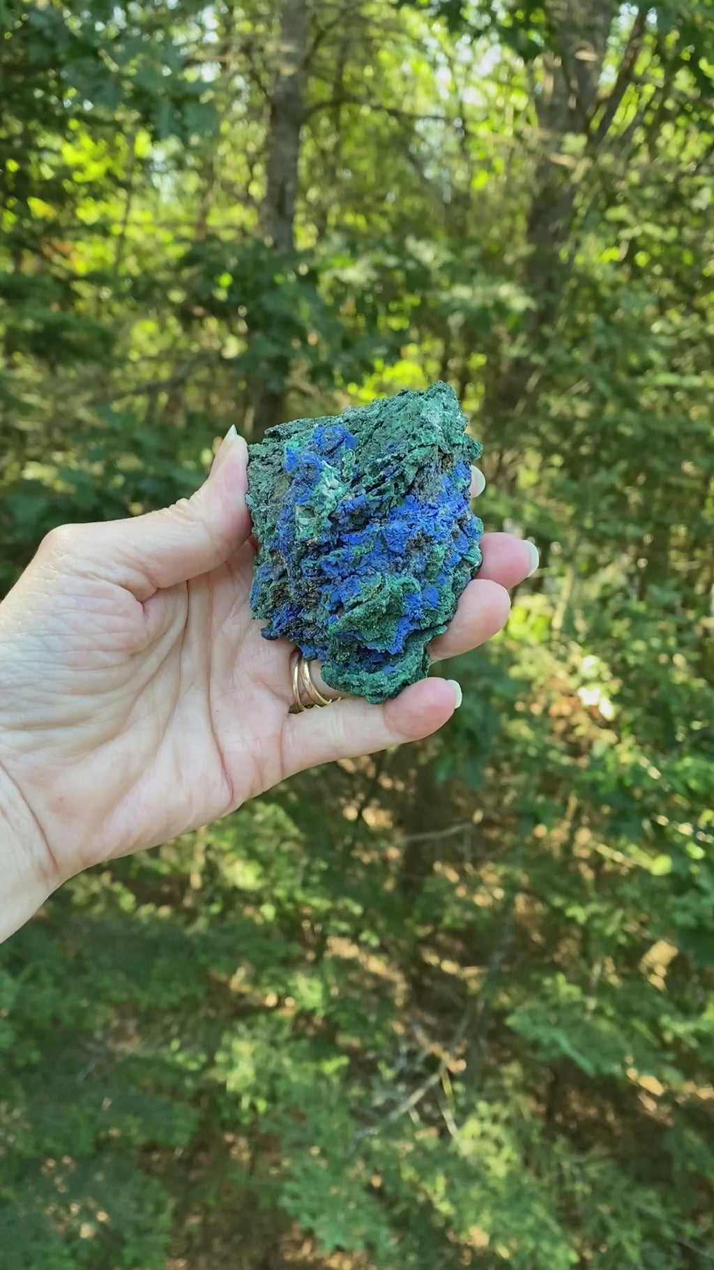 Azurite & Malachite Raw Specimen  Healing Mind Balance 31673S