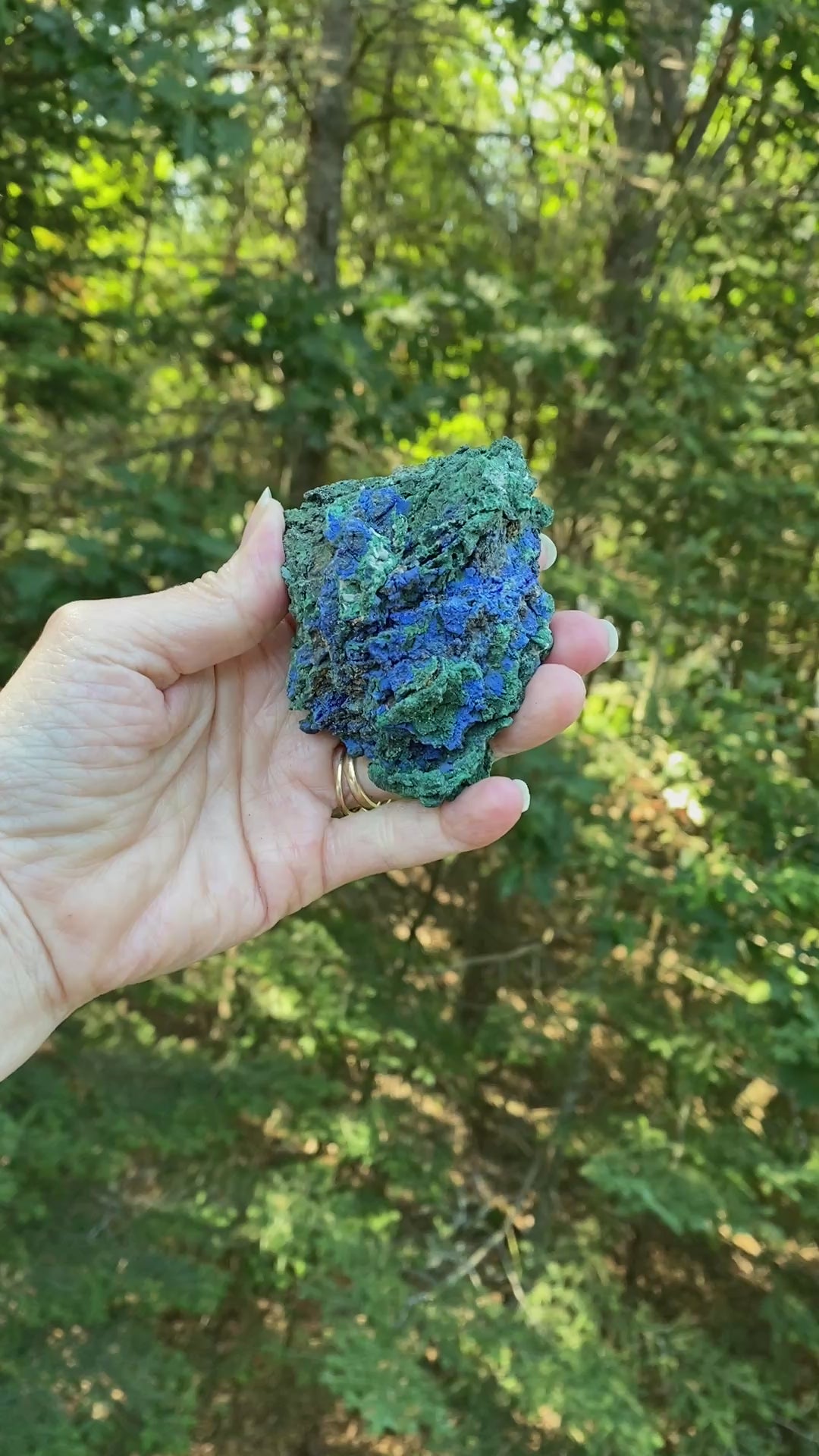 Azurite & Malachite Raw Specimen  Healing Mind Balance 31673S