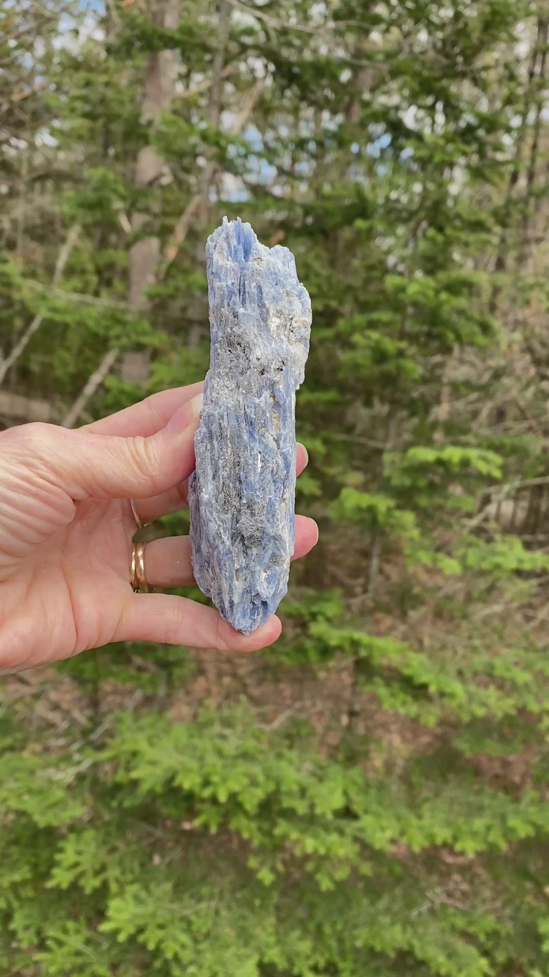 Blue Kyanite Quartz  Raw Piece Specimen  Attunement Meditation 31445S