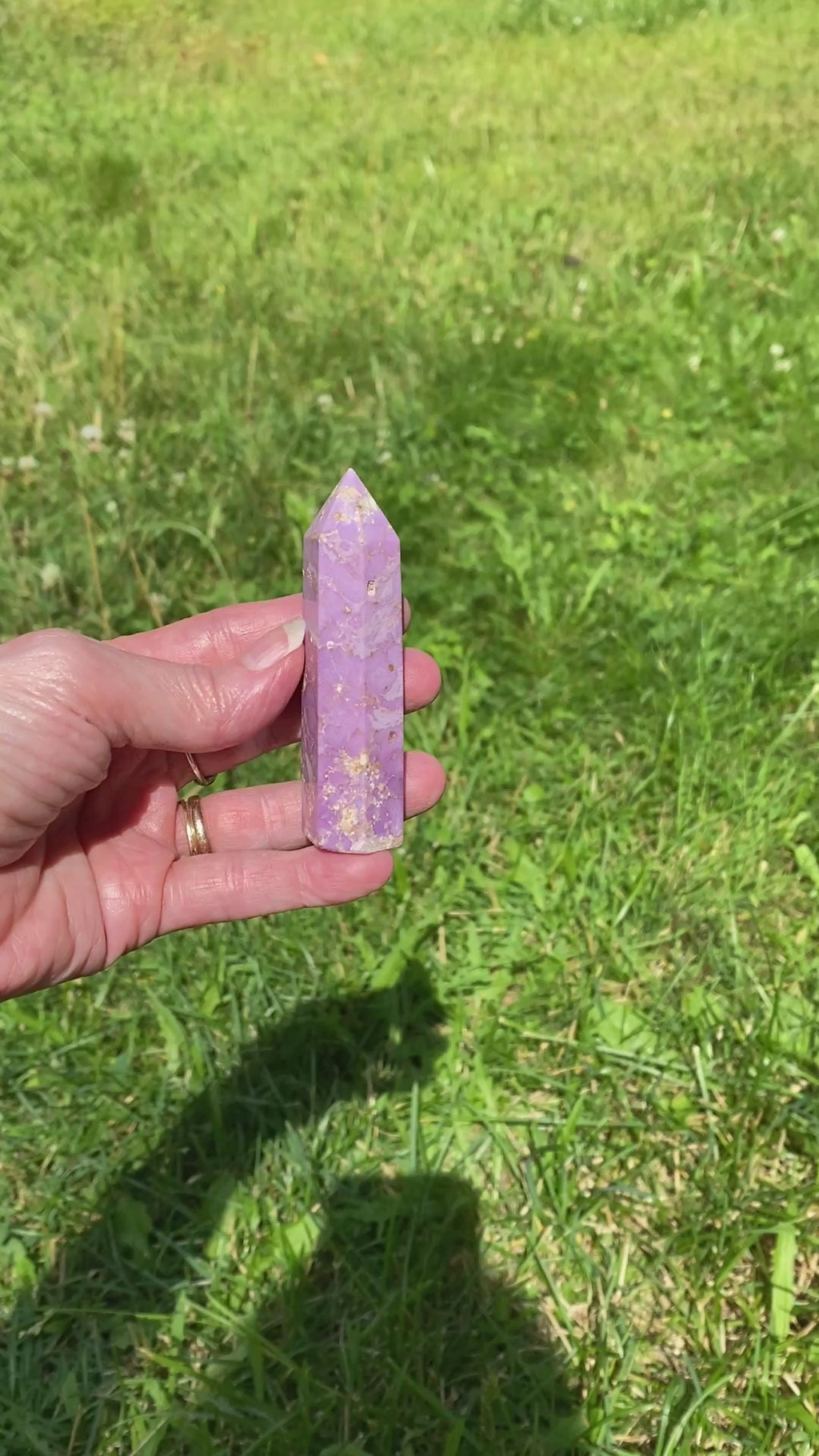 1 Phosphosiderite Point RARE Peru Healing & Hope  Balance 31689S