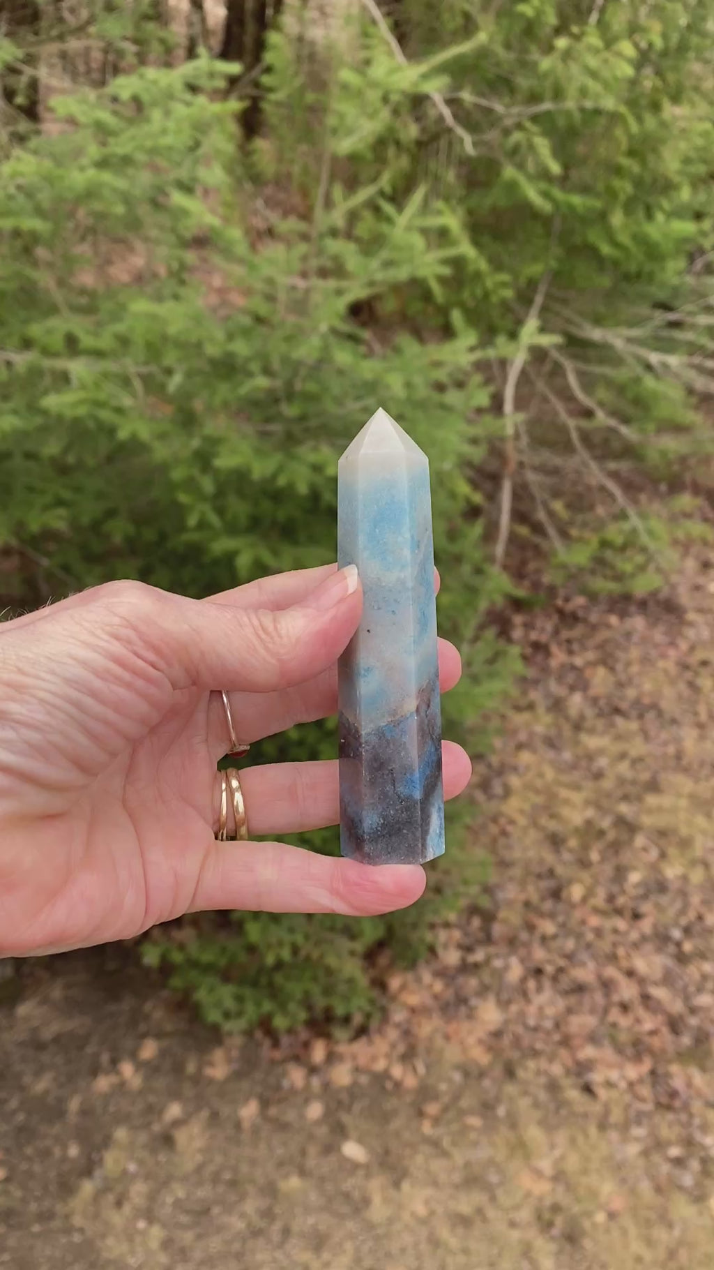 Trolleite Point Tower  Blue  Truth Spiritual Connection Calm 31357S