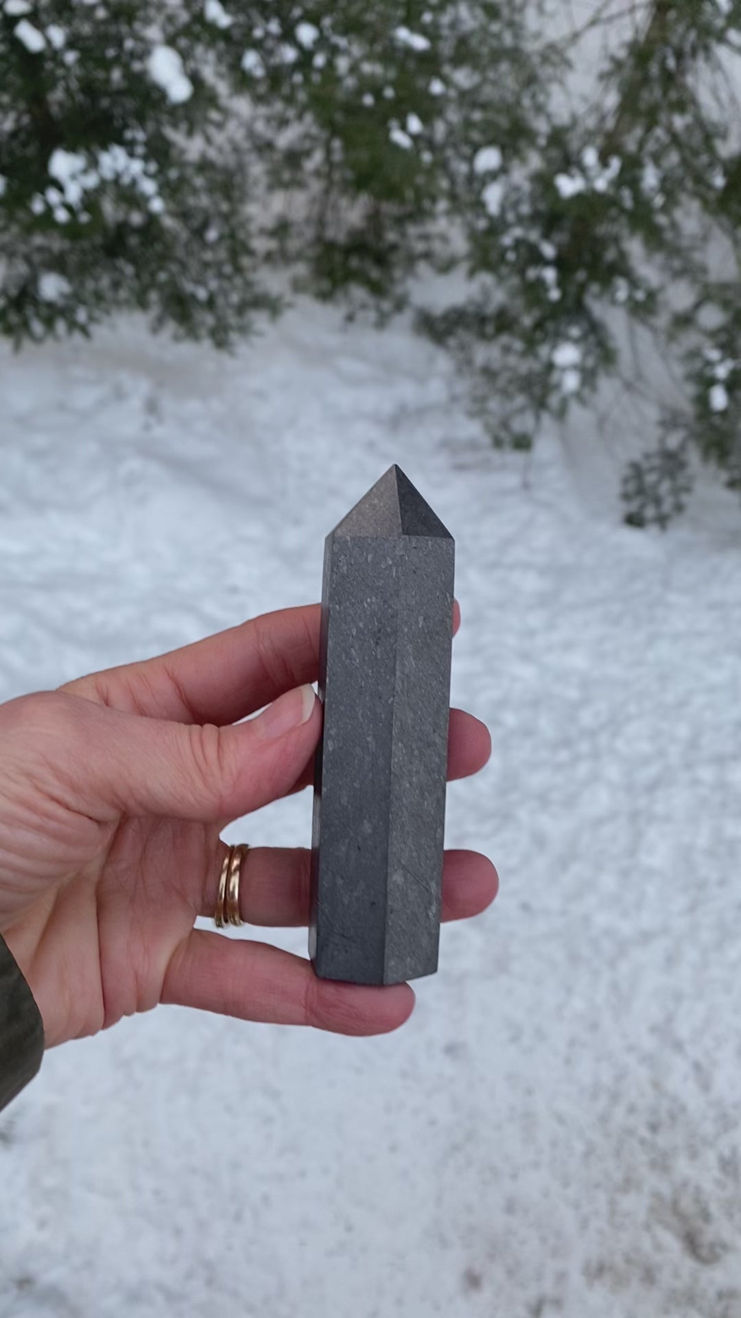 Shungite Point Tower  Protection Purifies Well-Being 31460S