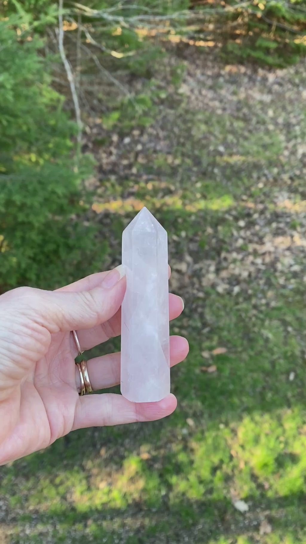 Rose Quartz Point Tower  Love Compassion 31451S