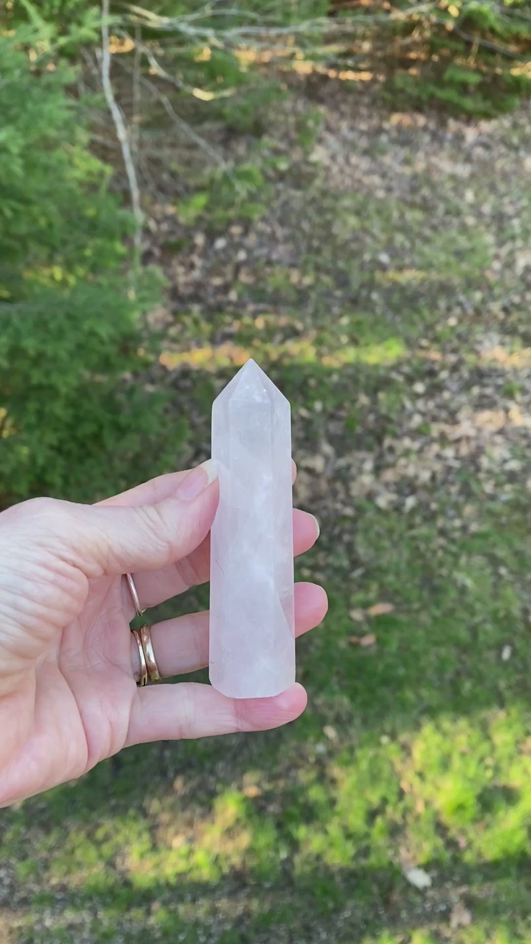 Rose Quartz Point Tower  Love Compassion 31451S