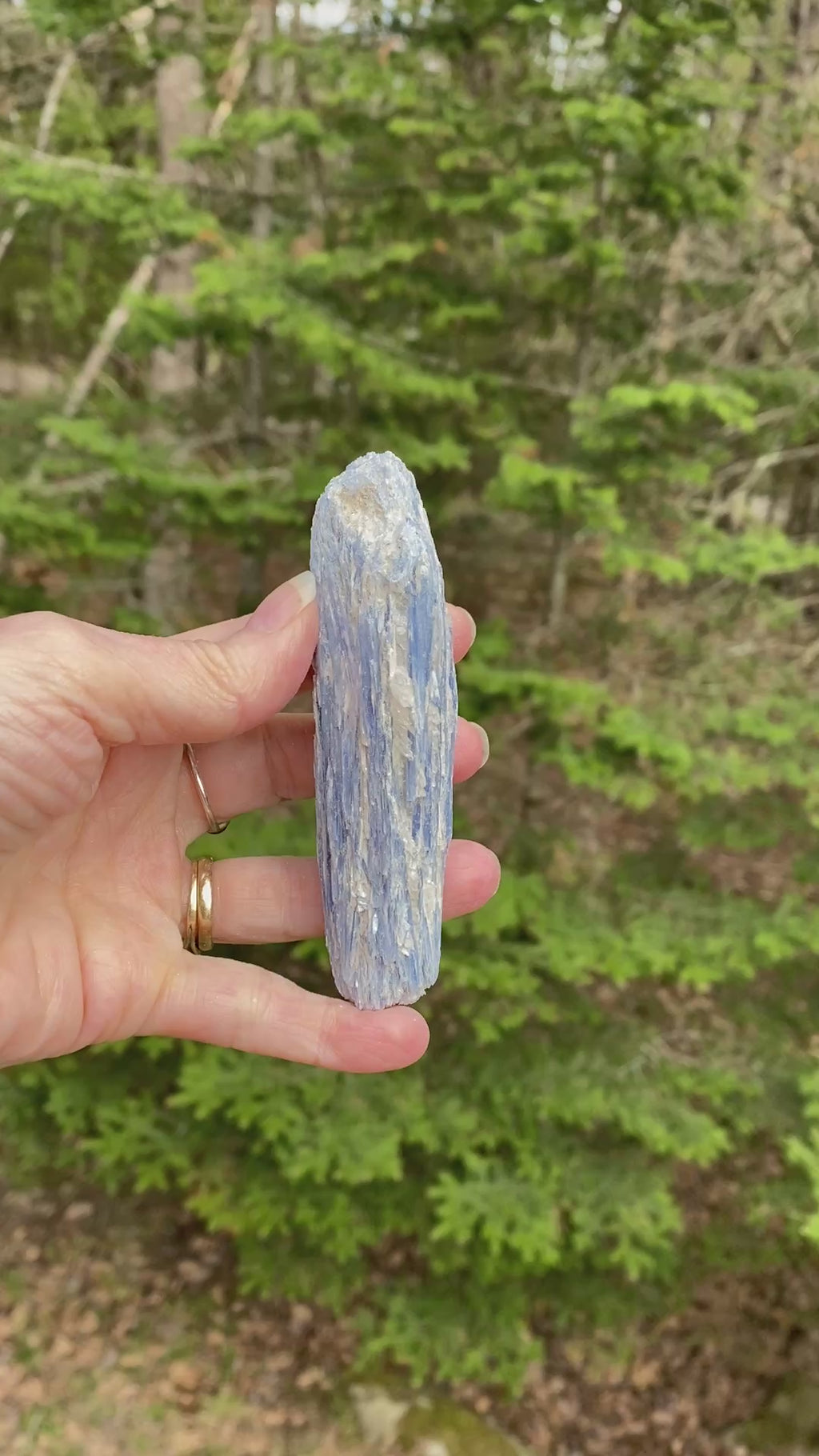 Blue Kyanite Quartz  Raw Piece Specimen  Attunement Meditation 31446S