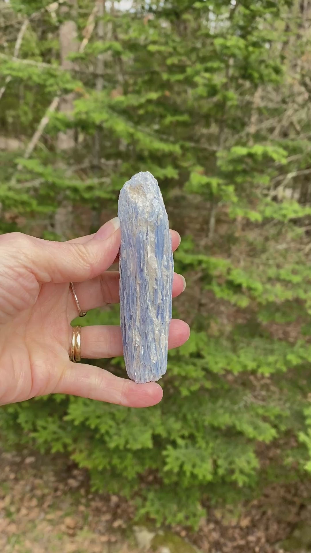 Blue Kyanite Quartz  Raw Piece Specimen  Attunement Meditation 31446S