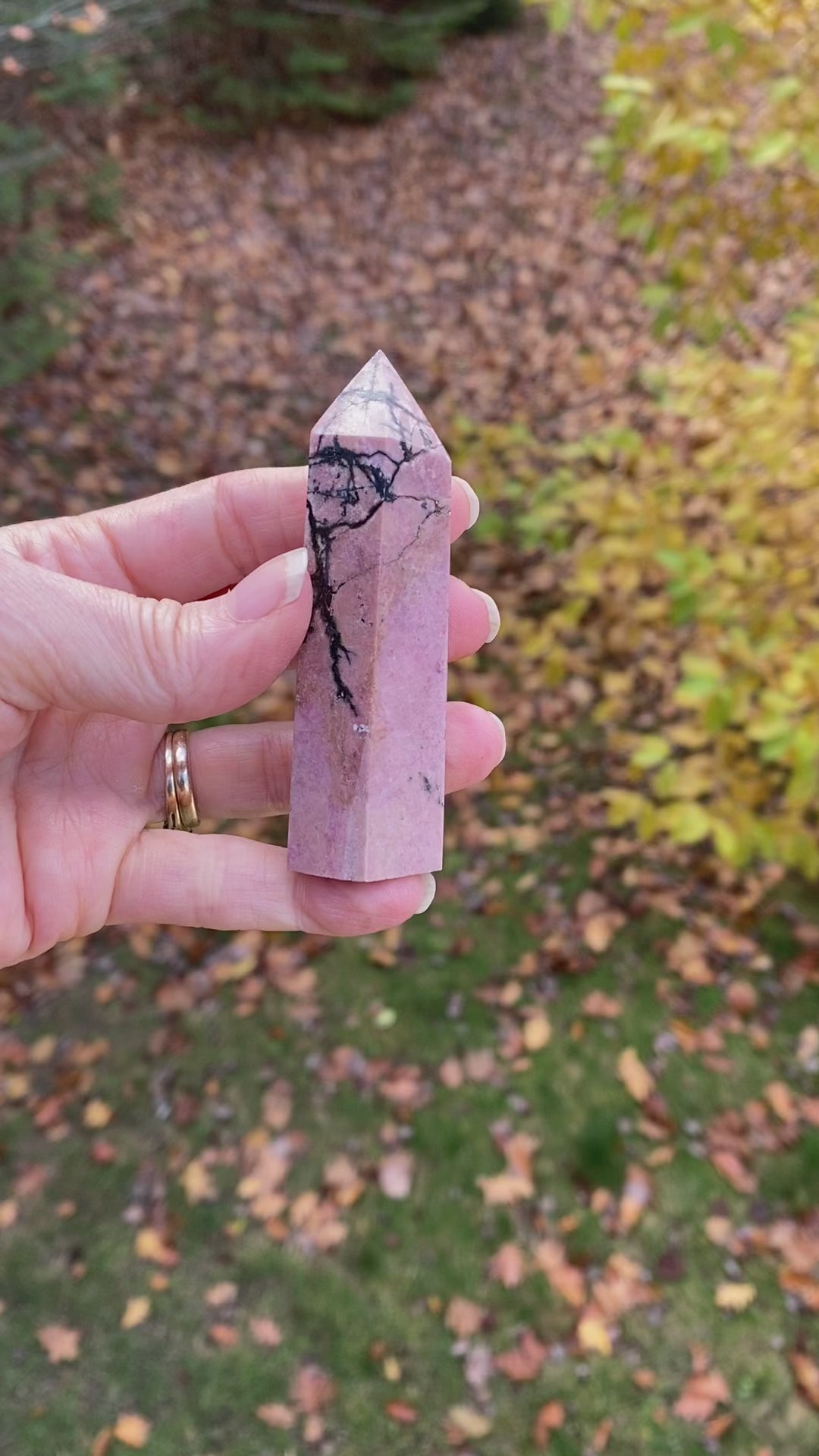 Rhodonite Point Tower  Love Forgiveness 31685S