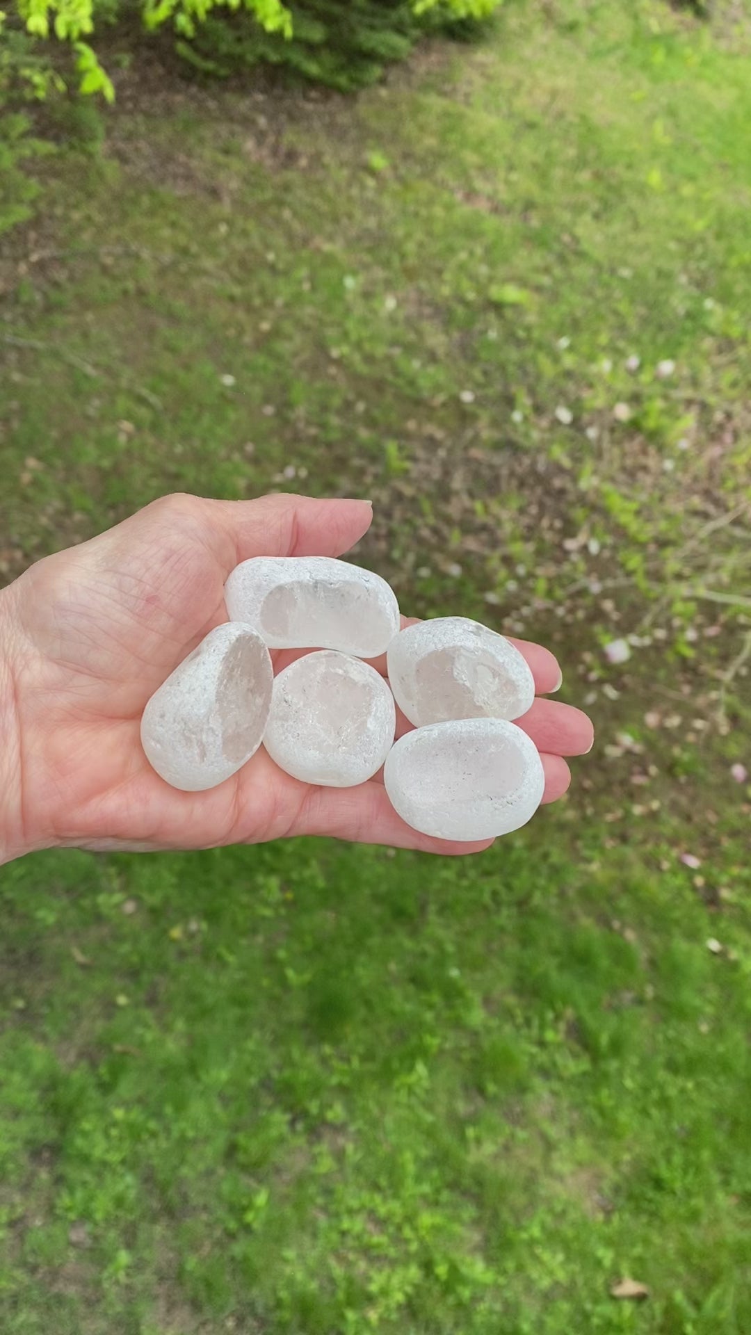 Ema River Seer Stone  Quartz  Pocket Stone  Clarity & Insight 31265S