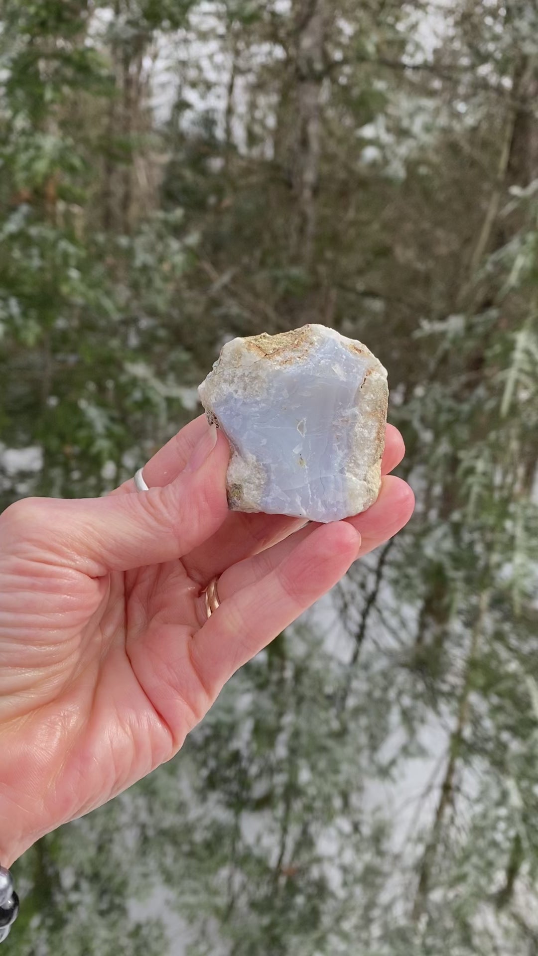 Blue Lace Agate   Rough Raw Piece   Harmony Calm Protection 31722S