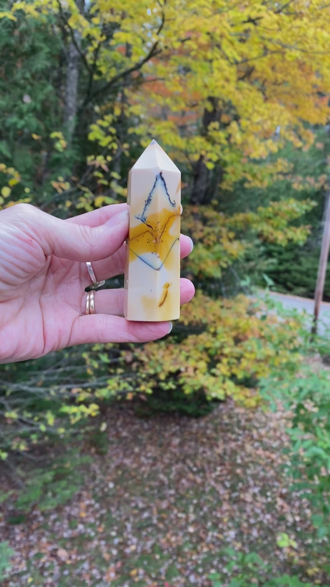 Mookaite Tower Point  Yellows  Grounding Protection 31252S