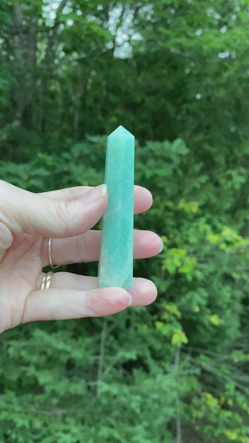 Amazonite Point Wand  Balance Communication 31744S