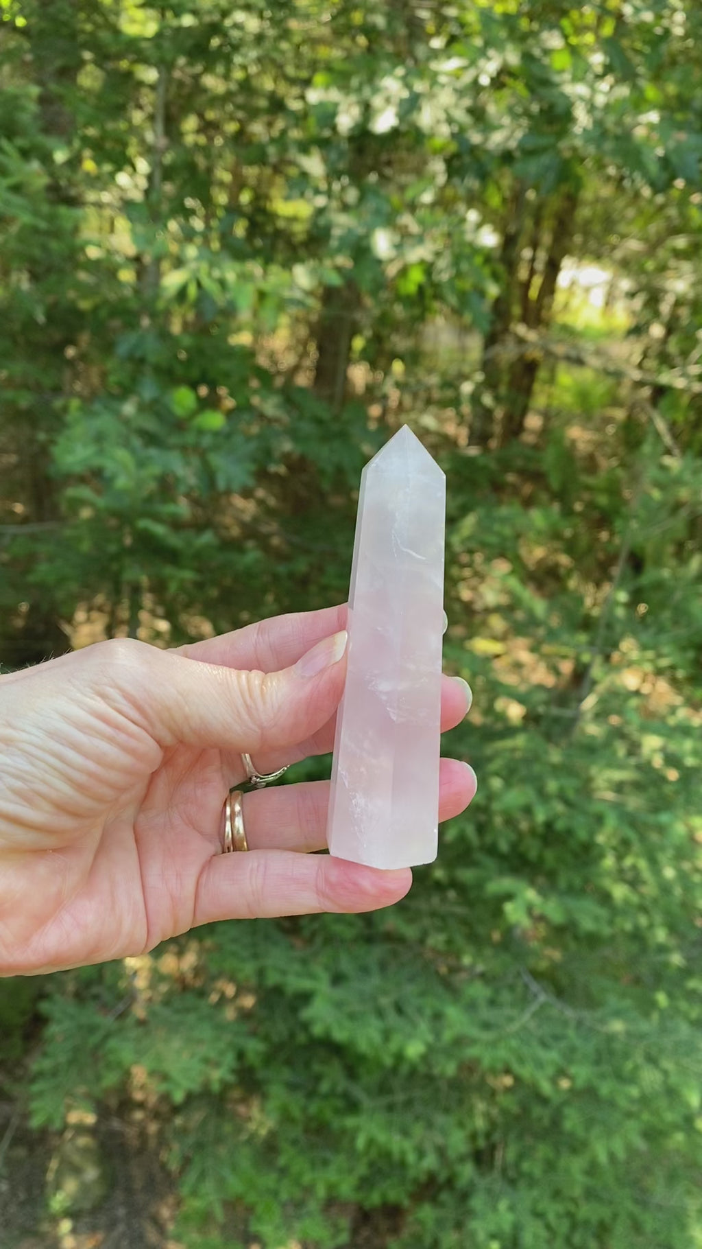 Rose Quartz Point Tower  Love Compassion 30809S