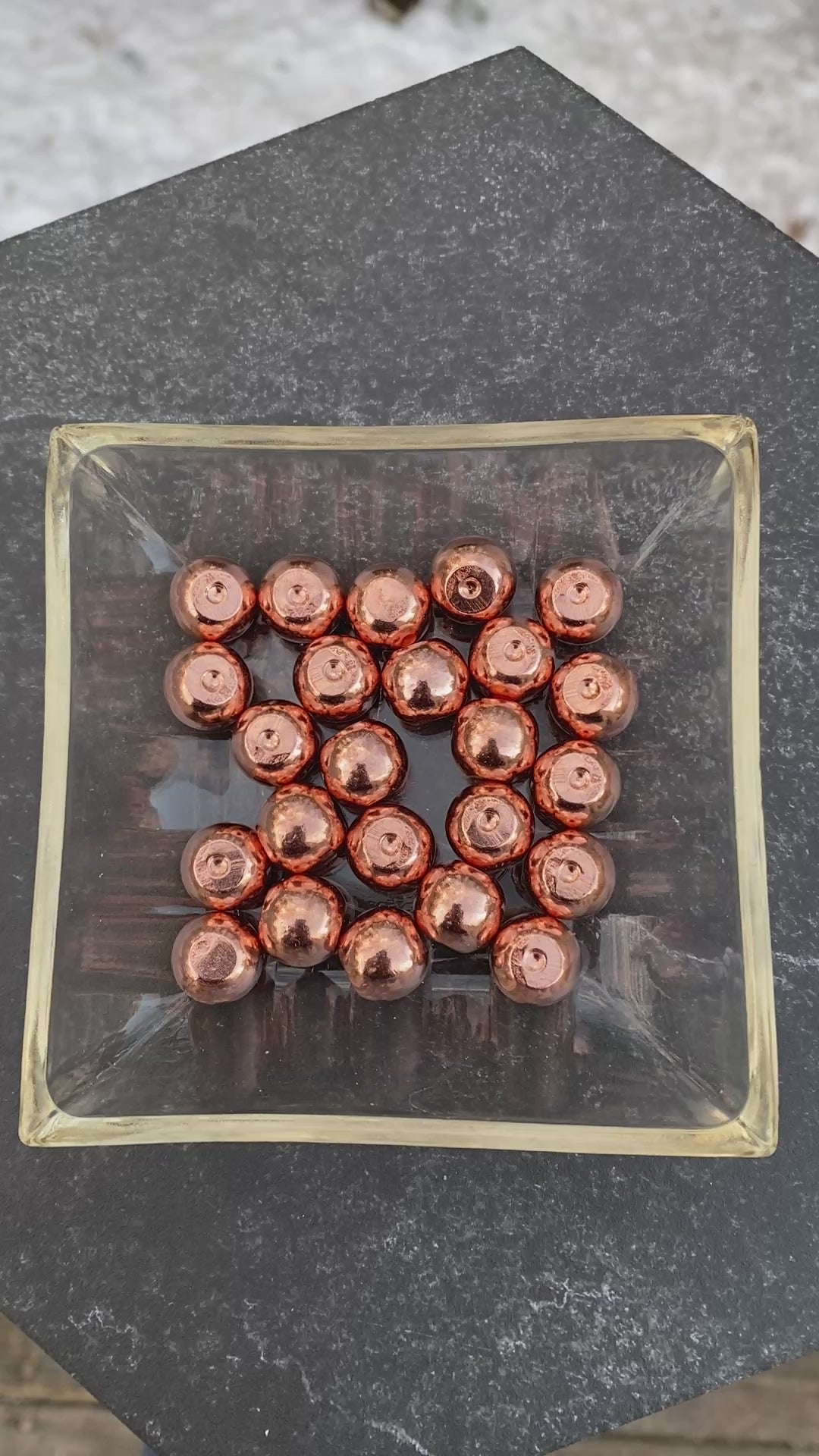 Copper Ball  Solid  Pocket Stone Size   Channeling Protection 31268ETS