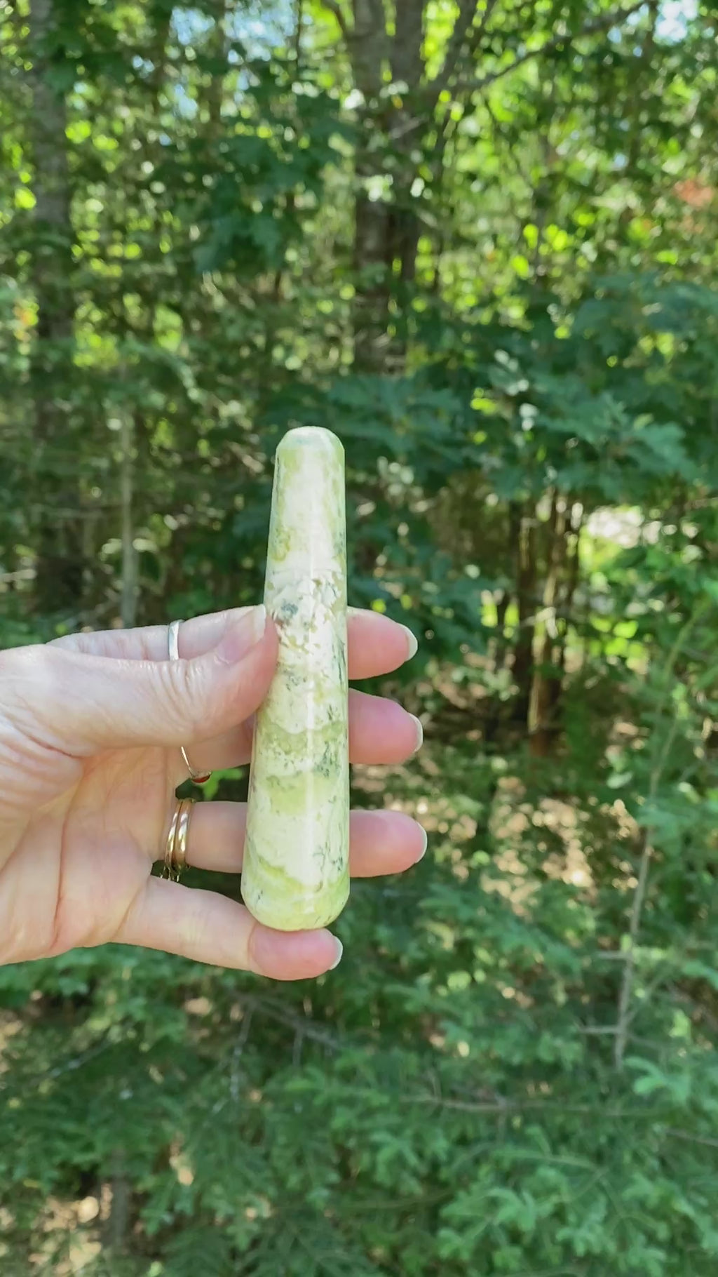 Serpentine Wand 4"  Healing Wisdom Clearing 31628S