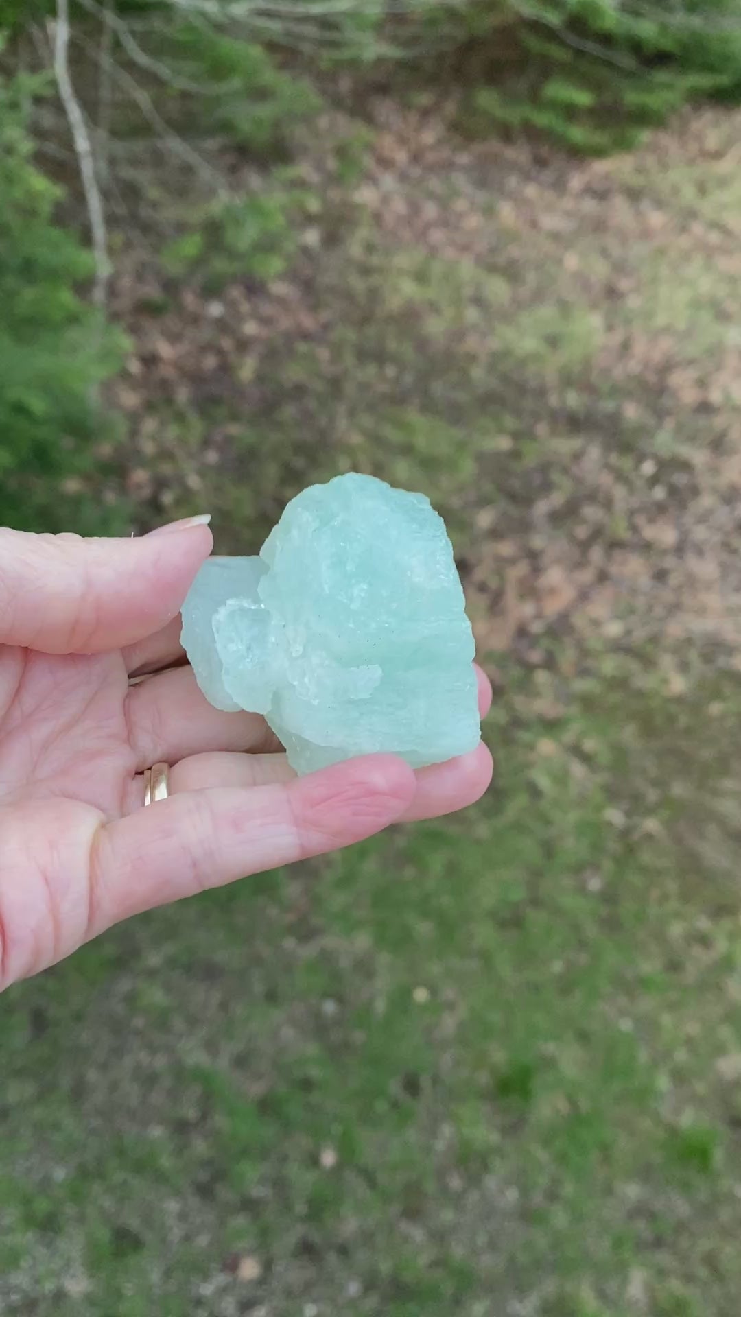 Aquamarine Raw Piece Intuition Courage Calming 31418S