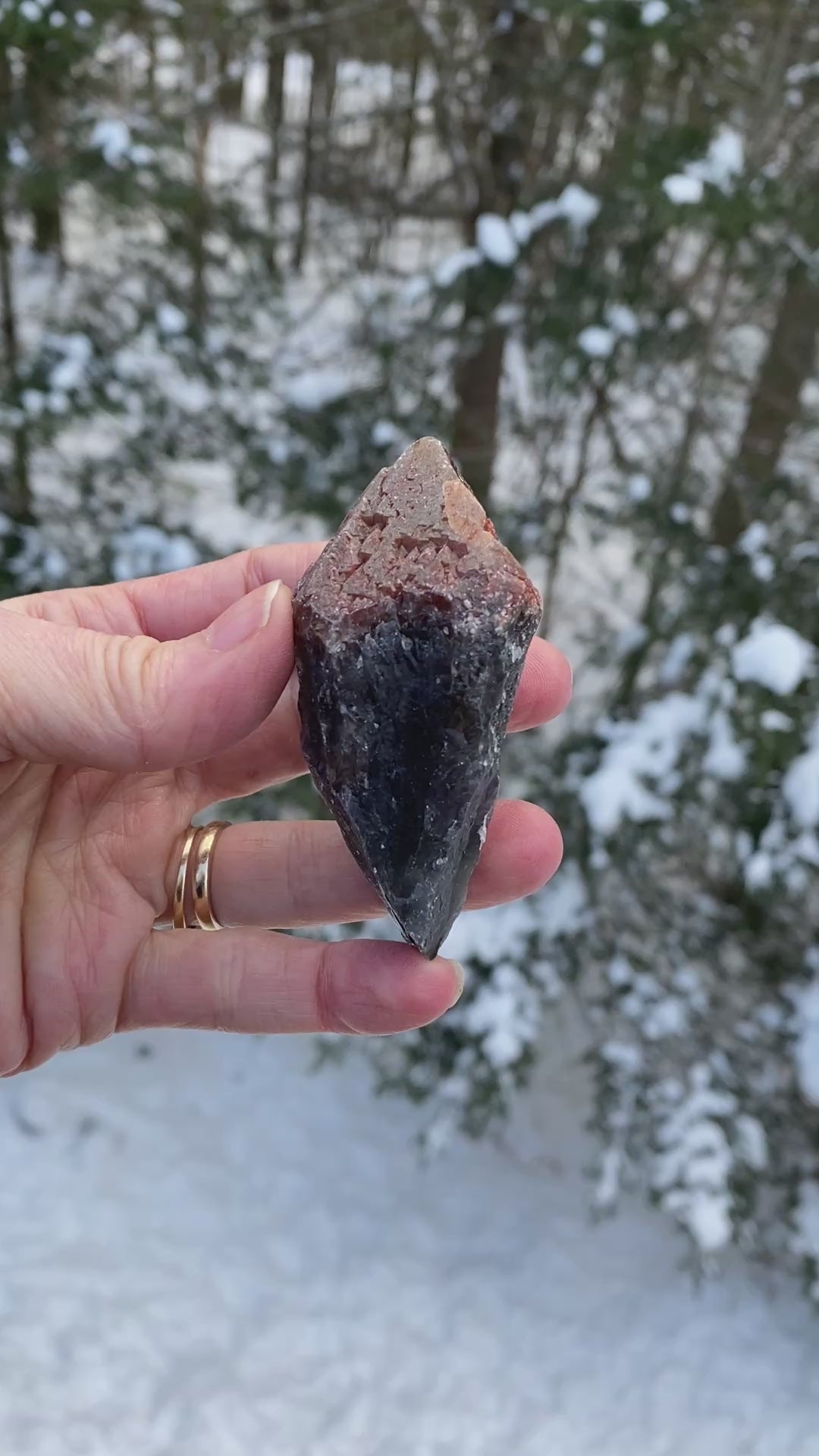 Amethyst Cacoxenite  Raw Point  Meditation Stress Cleansing 31182S