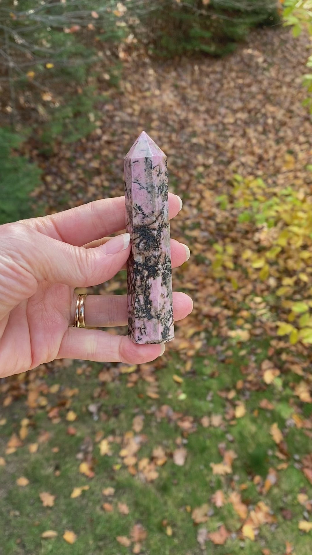 Rhodonite Point Tower  Love Forgiveness 31684S
