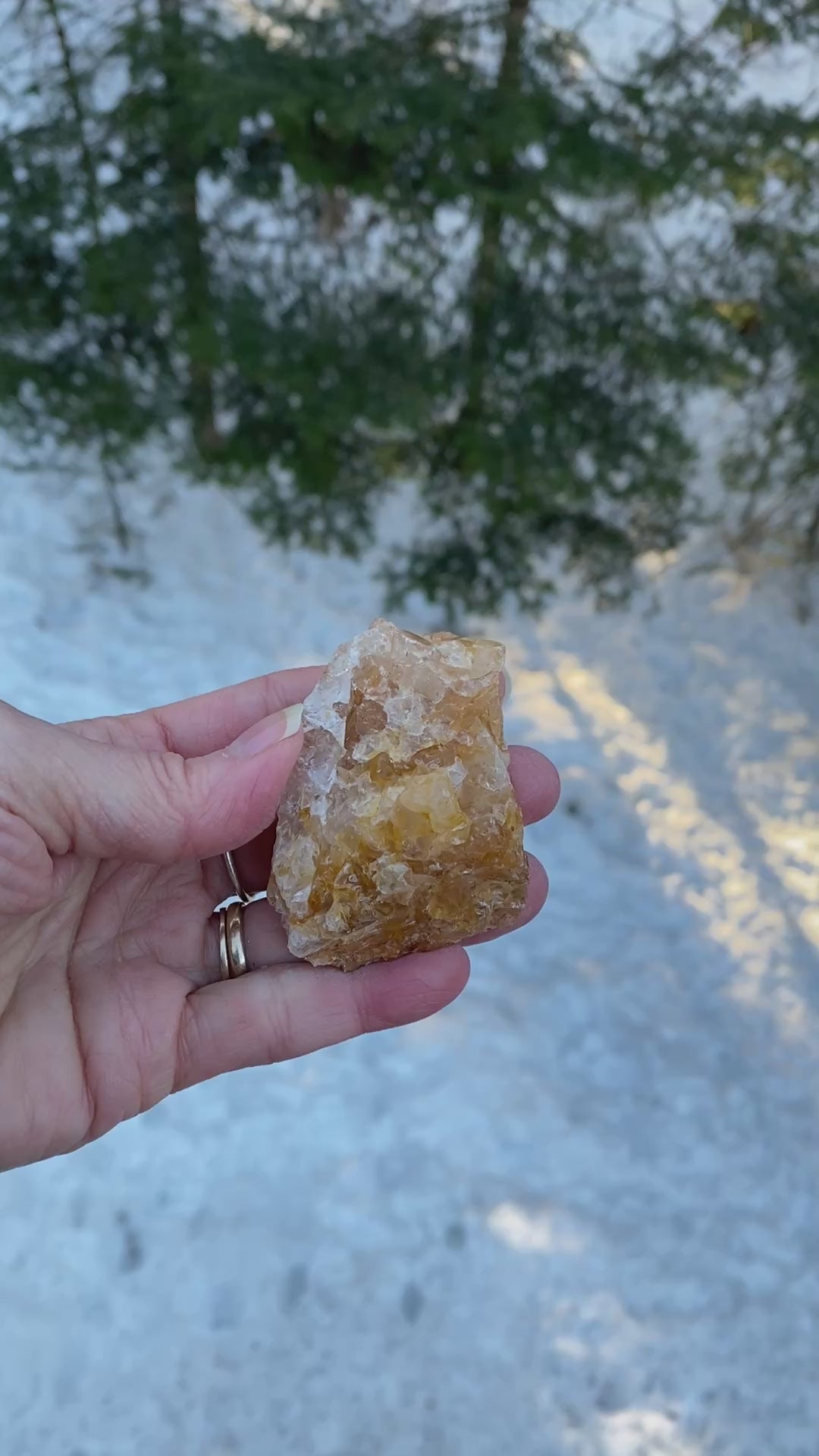 Golden Healer Quartz  Raw Piece Grounding Protection 31261S