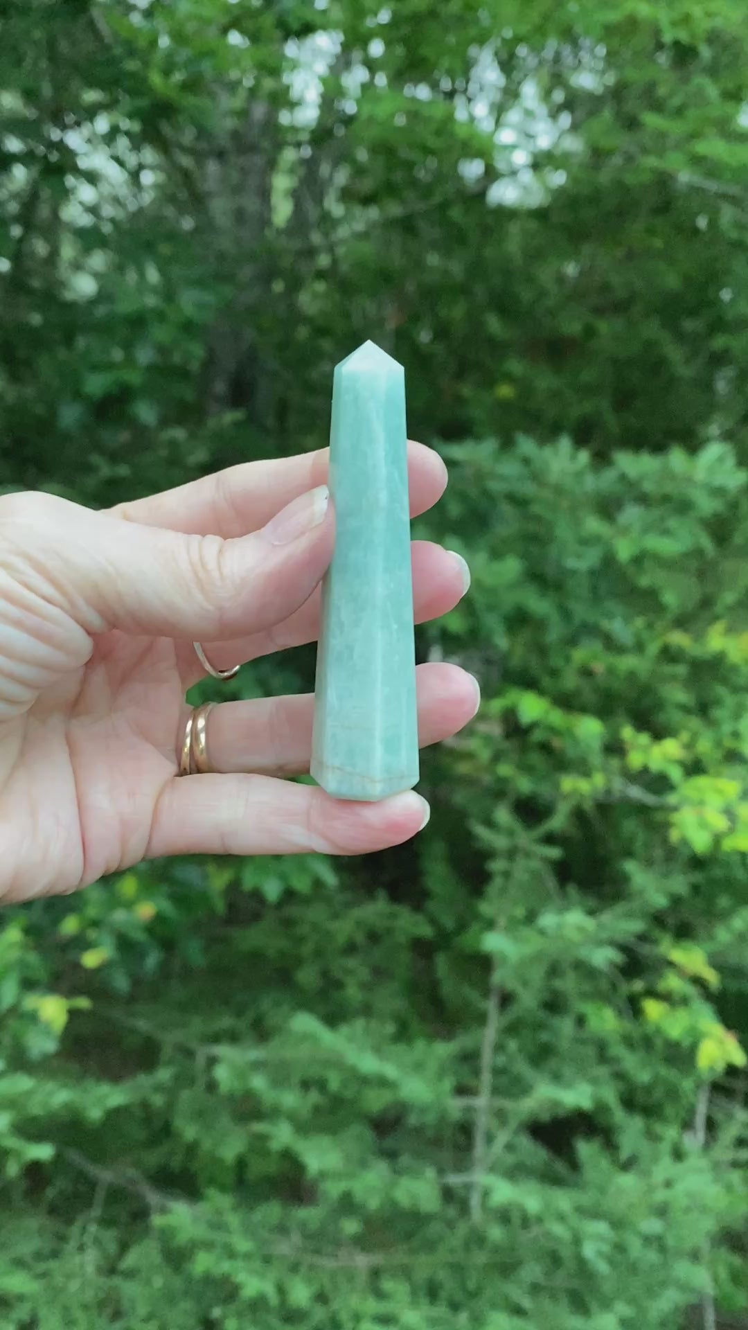 Amazonite Point Wand  Balance Communication 31745S
