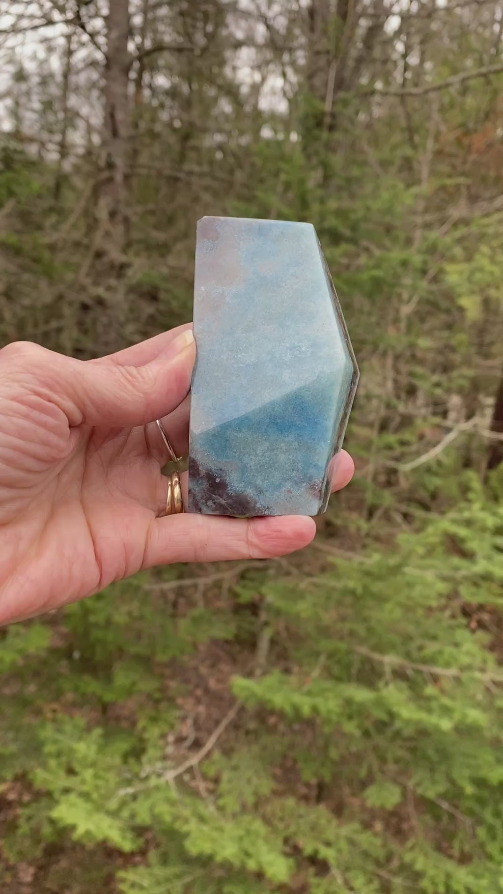 Trolleite Free Form Piece  Blue  Truth Spiritual Connection Calm 31355S