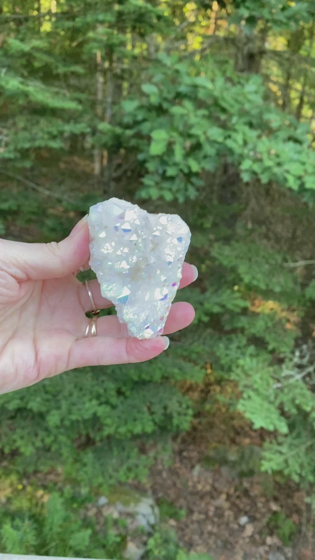 Angel Aura Quartz Druzy Specimen  Meditation Peace 31667S