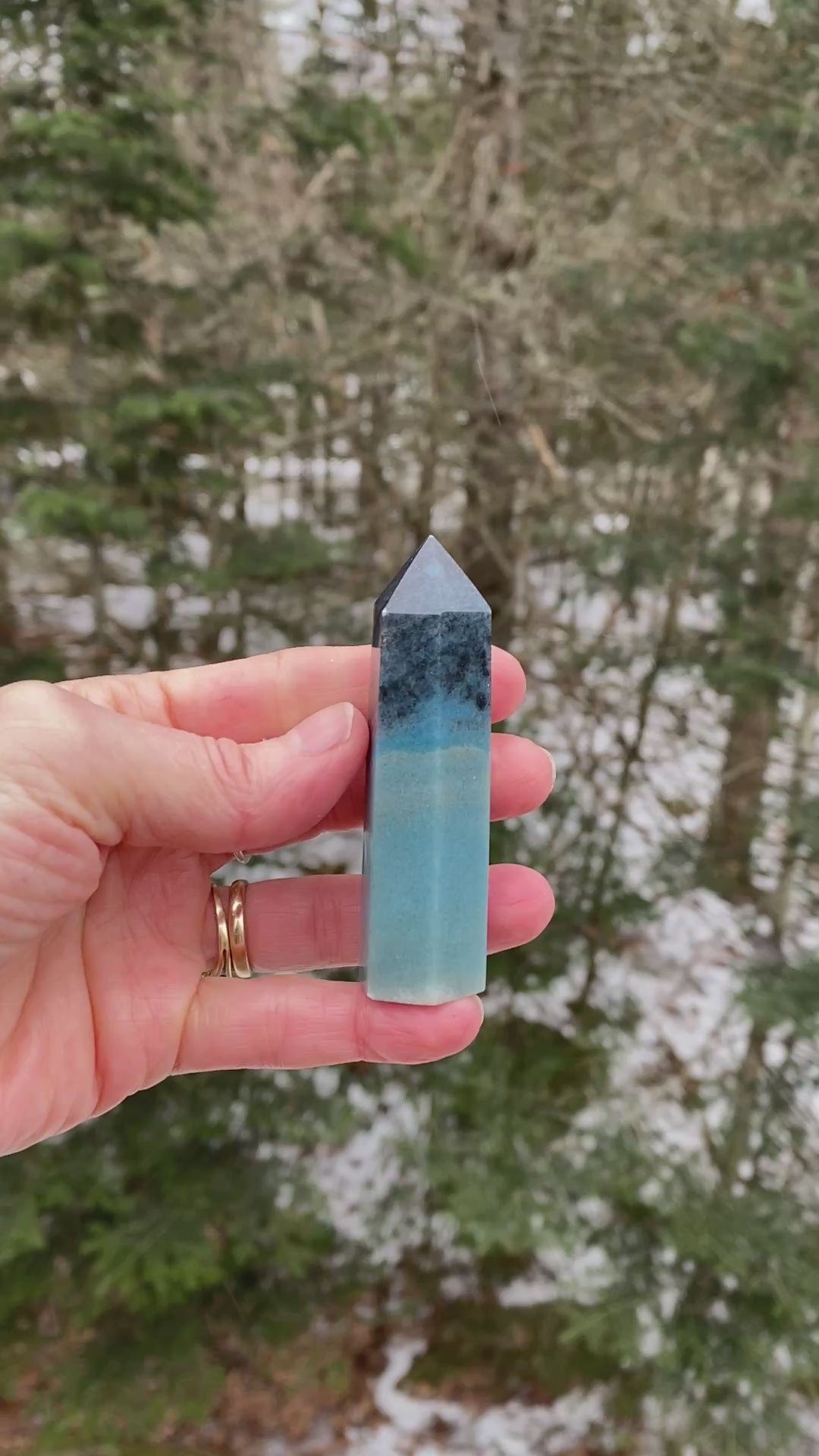 Trolleite Point Tower  Blue  Truth Spiritual Connection Calm 31156S
