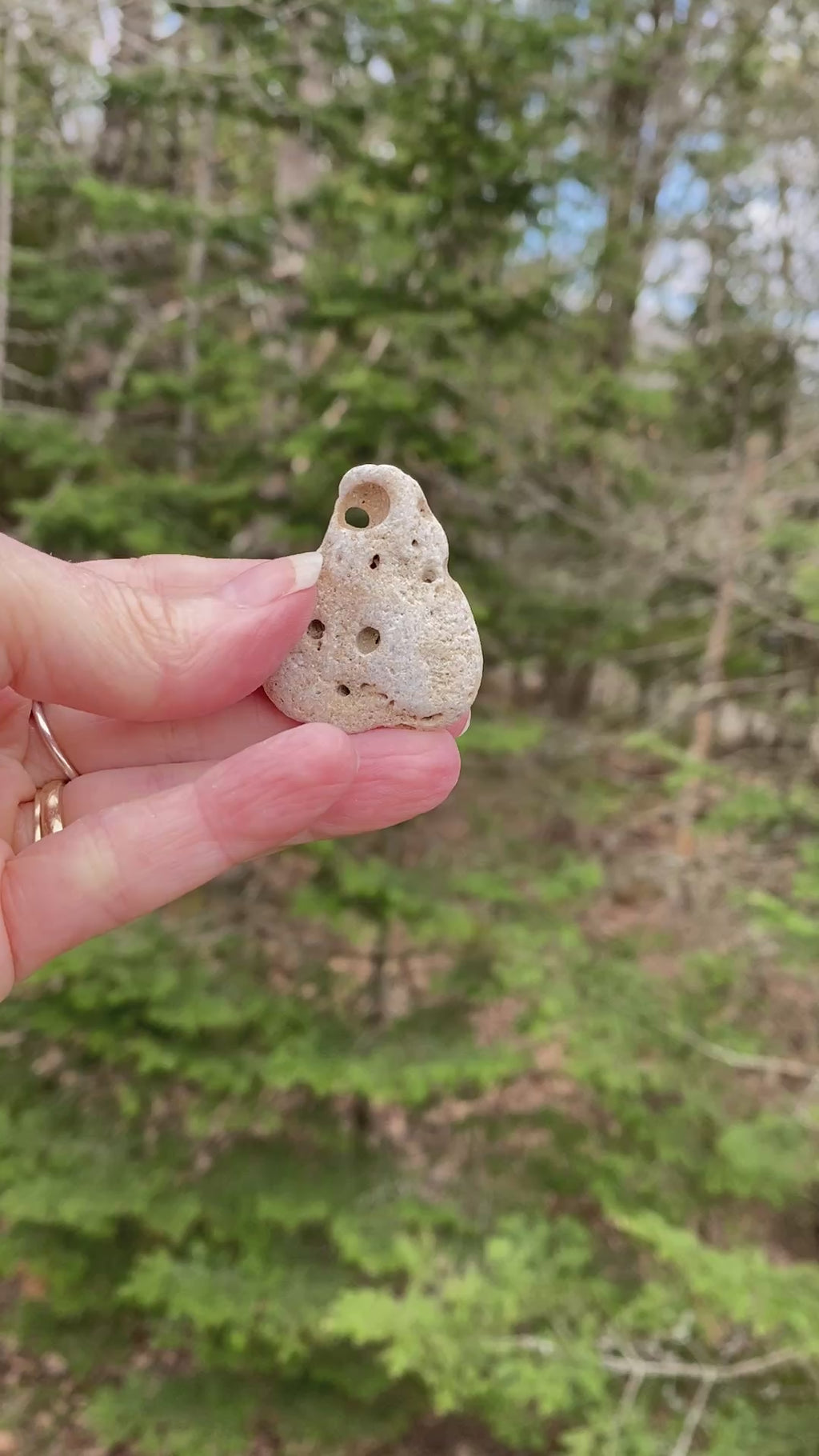 Hag Stone - Pocket Stone - USA - Grounding Balance Protection 31439S